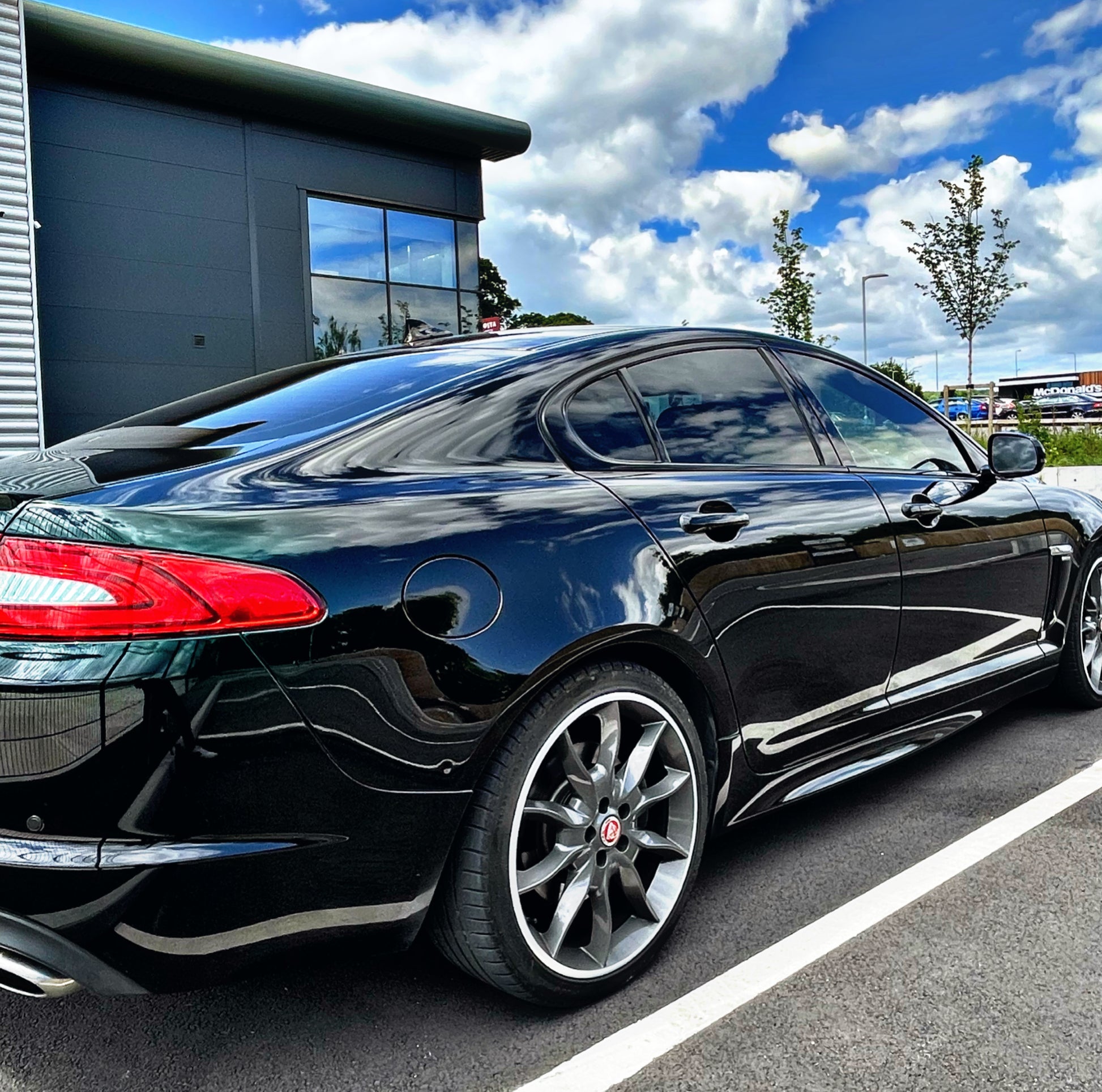 Jaguar XF R-Sport Black, Gloss Showroom Shine, Gold Skull Wax, Gloss and Go Car Wax, gold skull wax